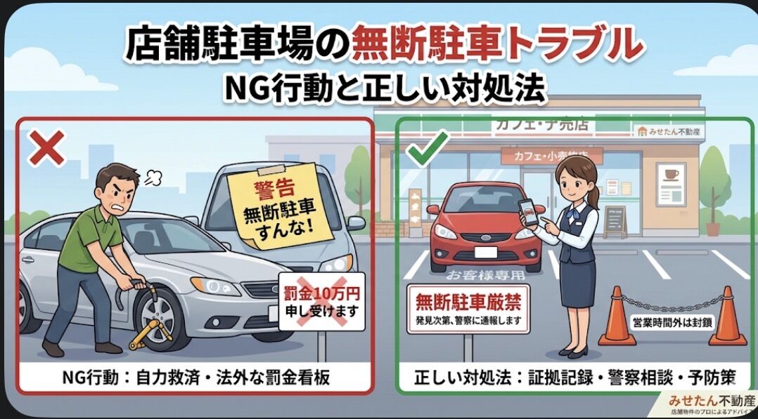 罰金10万円の看板は無意味？店舗駐車場の「無断駐車」トラブル、絶対にやってはいけないNG行動と正しい対処法
